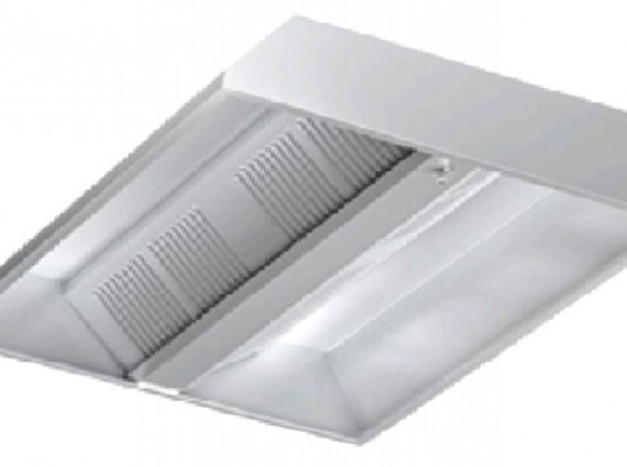 Cappa centrale cm.380x150 senza motore